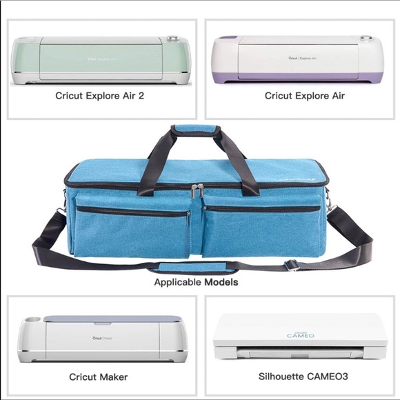 Blue Cricut Carry Case CricutTravel Bag New solofficialkw.com